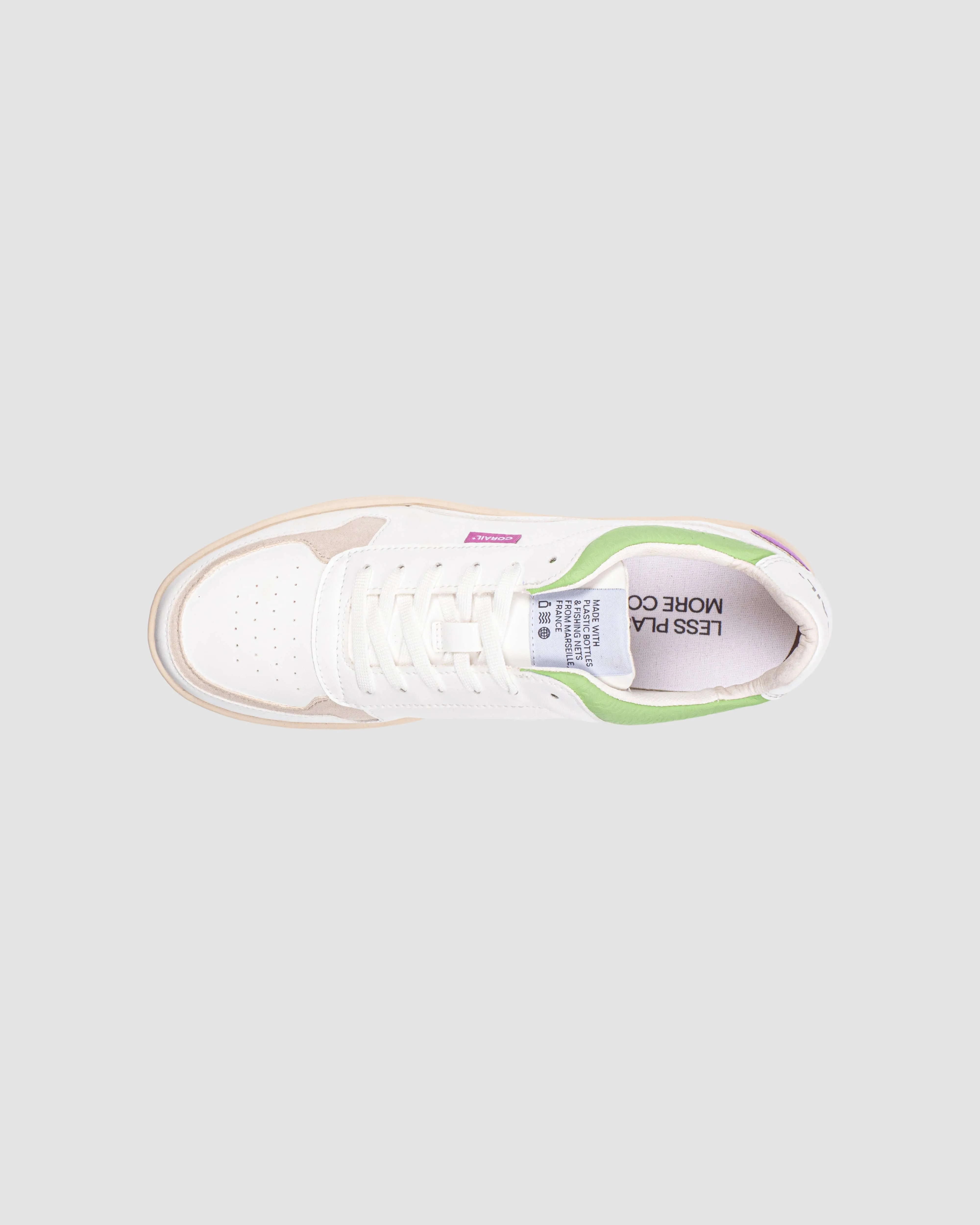 Line 90 Unisex Recycled Vegan Sneakers | Lilac & Mint